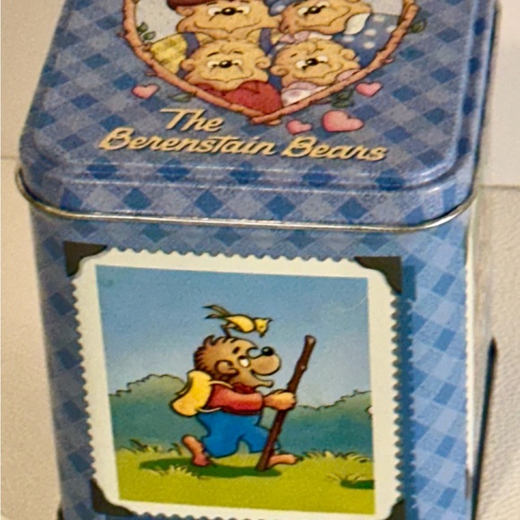 Vintage Berenstain Bears Tin Box 1997 Metal Storage Container - Picture 5 of 16